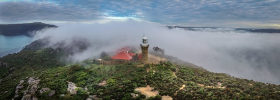Barrenjoey Lighthouse Dronie